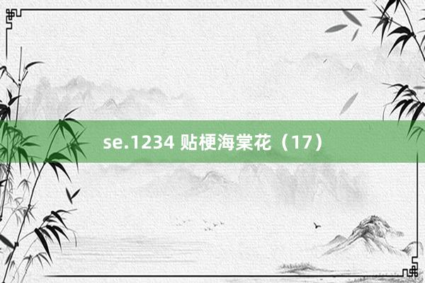 se.1234 贴梗海棠花（17）
