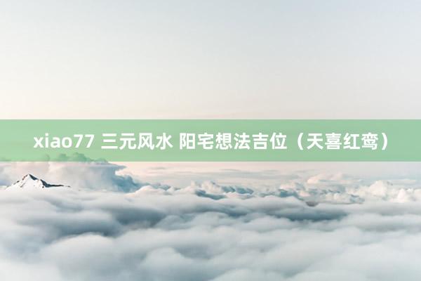 xiao77 三元风水 阳宅想法吉位（天喜红鸾）